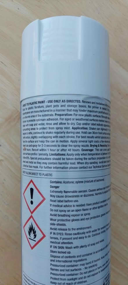 Photo of free White Spray Paint for Plastic (Strood (ME2)) #2