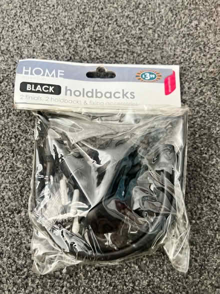 Photo of free Black curtain holdbacks (Camberwell, SE5) #1