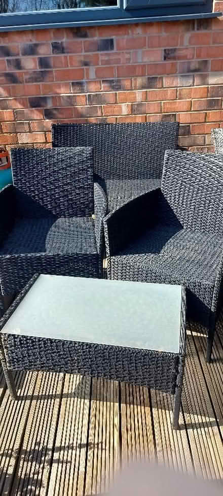 Photo of free Garden Chairs & Table (Bramhall SK12) #1