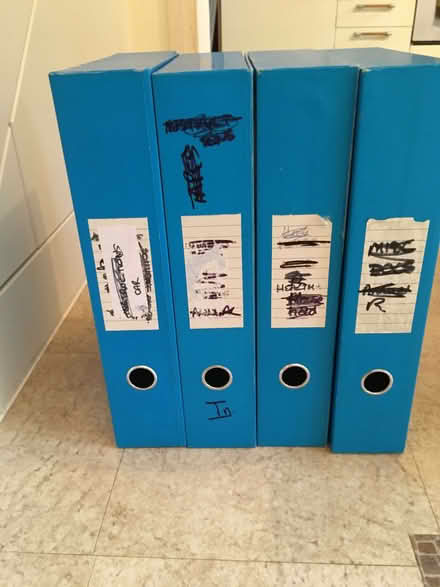 Photo of free Blue box files (Avening GL8) #2