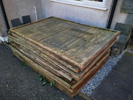 Photo of free Old Wooden Fence panels/Fire wood (LL54 Llanaelhaearn) #1
