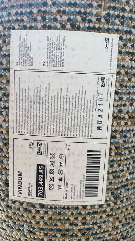 Photo of free IKEA vindum rug 6’ x 8’ (Rockville) #1