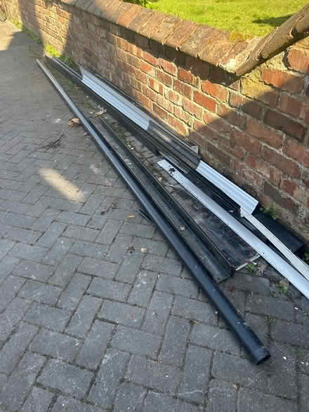 Photo of free Assorted Black guttering and downspout (Southport PR8) #1