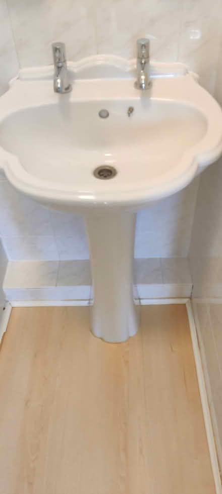 Photo of free Bathroom washbasin + taps (Great Denham MK40) #4