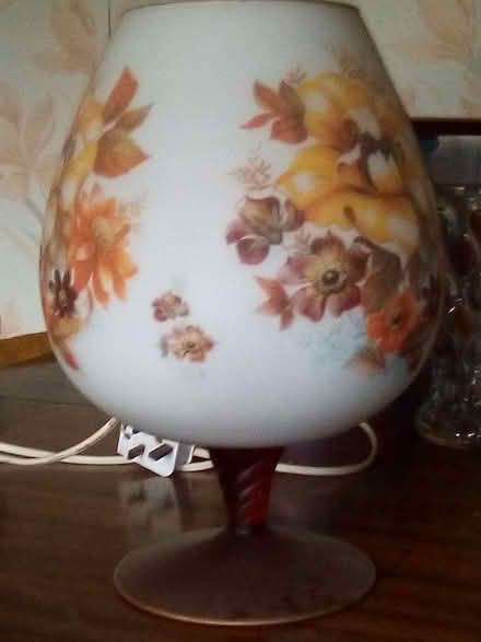 Photo of free Italian Murano Opaline Hand Painted Goblet Lamp (Hoddesdon EN11) #3