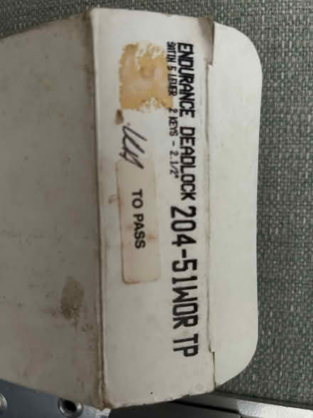 Photo of free Mortice and Deadlocks (Garsington OX44) #1