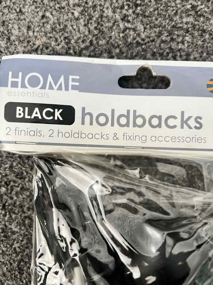 Photo of free Black curtain holdbacks (Camberwell, SE5) #2