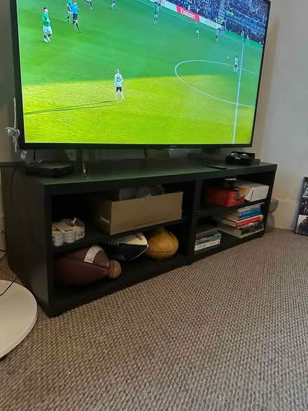 Photo of free Dark birch TV stand (SW16 1LW) #1