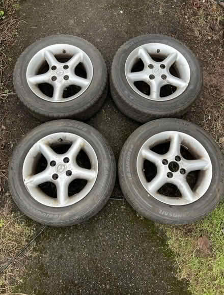 Photo of free Mx5 alloy wheels 4x100 (Wallingford OX10) #1