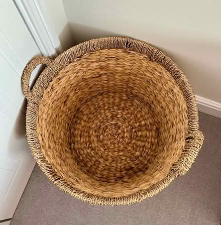 Photo of free Large John Lewis water hyacinth basket 52cm (Arborfield Garrison RG2) #2