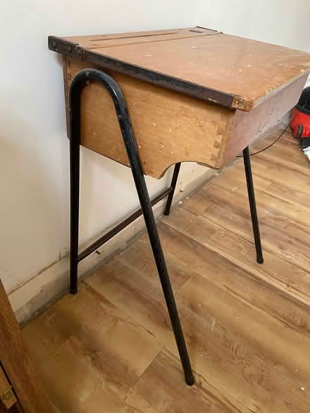 Photo of free Vintage school desk (East Hanney) #2