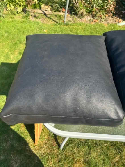 Photo of free 3 Faux Leather Cushions (HA2) #3