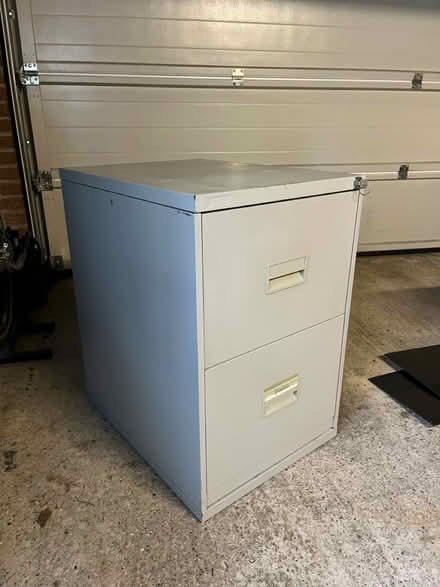 Photo of free Two drawer lockable filing cabinet (Littlethorpe LE19) #1