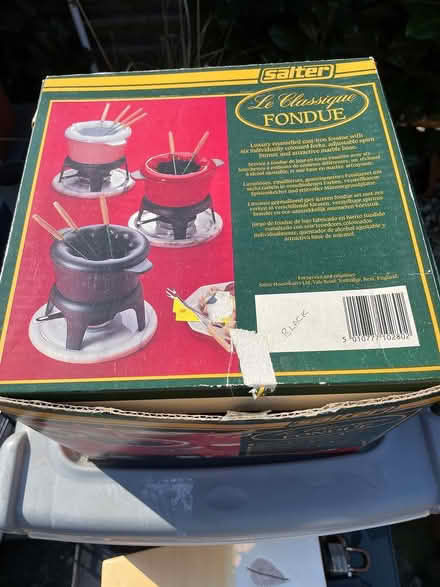 Photo of free Fondue set (Northolt Avenue CM23) #1