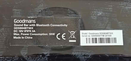 Photo of free Goodmans soundbar (Cranfield) #2