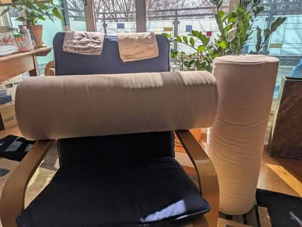 Photo of free 2 Bolsters and 2 Duvets with shams (Annex - Howland Ave) #1