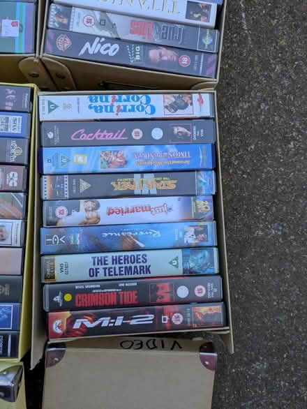 Photo of free VHS tapes and recorder (Hockering) #4