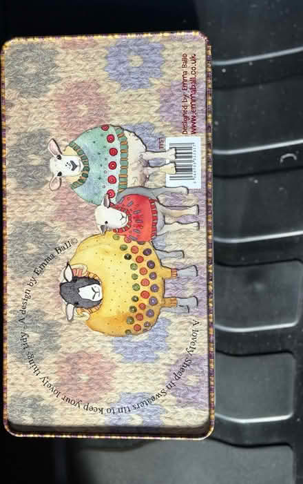 Photo of free Storage Tin with a sheep design (Castle, CW8) #3