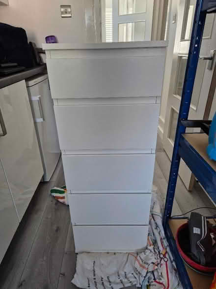 Photo of free White 5 drawer chest (Sheering CM22) #1