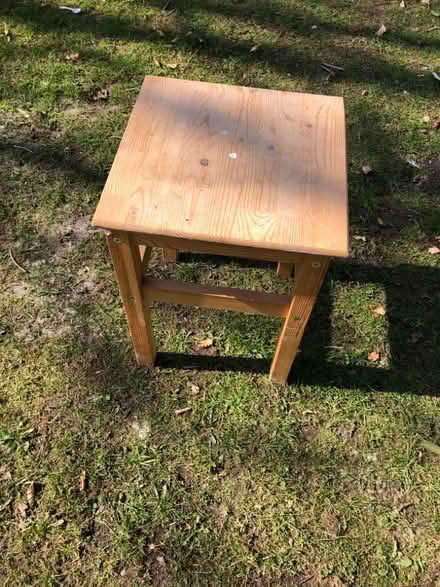 Photo of free Ikea wooden stool (Harborne B17) #1