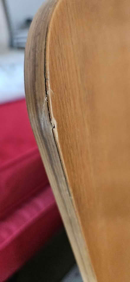 Photo of free 6 x oak veneer chairs (Leatherhead) #4