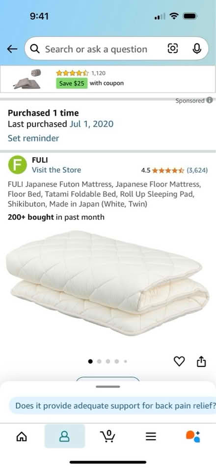 Photo of free Tatami mat and futon (West seattle) #2