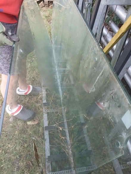 Photo of free Frameless glass door panels x3 (Romford RM1) #4