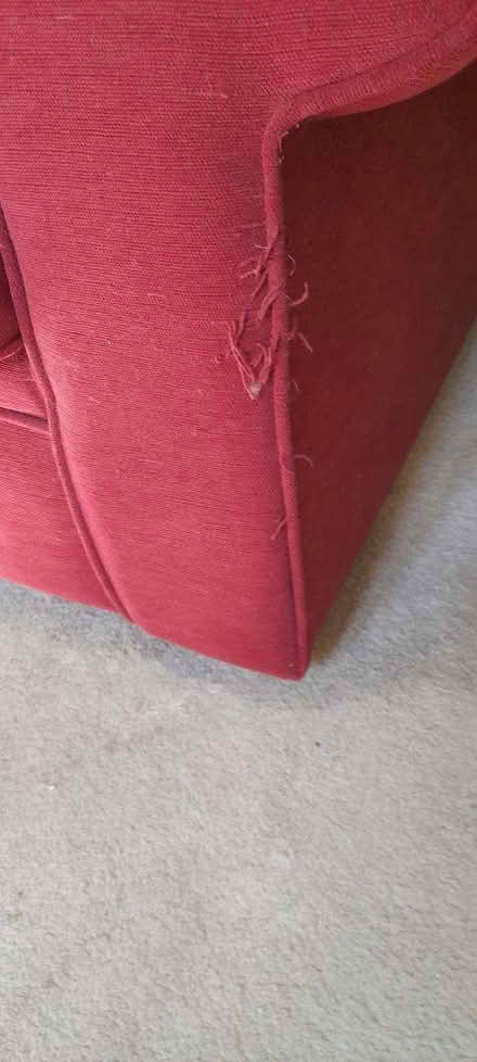 Photo of free Large red armchair (Wake Green B13) #1
