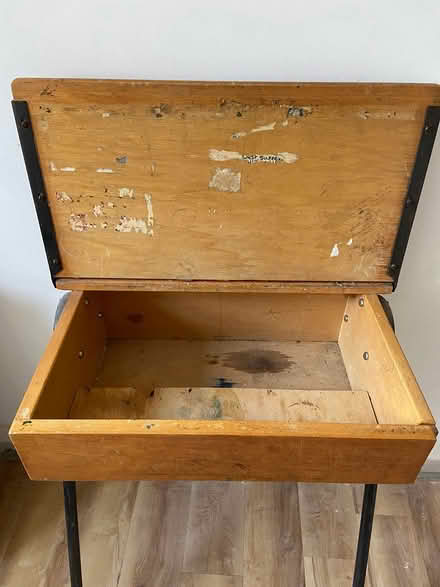 Photo of free Vintage school desk (East Hanney) #4