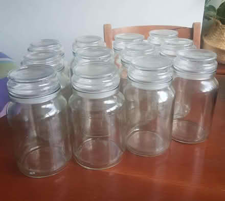 Photo of free 12 storage jars (Douwe Egberts coffee) (Avonmouth BS11) #1