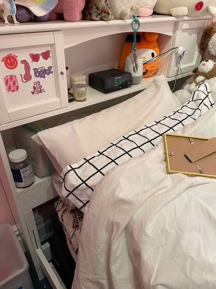 Photo of free Twin Bedframe with Mattress (Upper West Side) #1