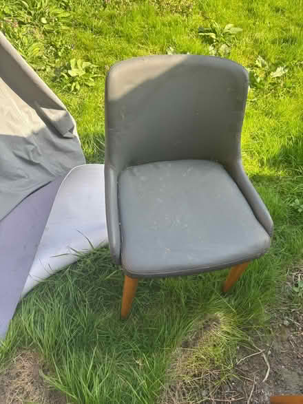 Photo of free 4 leather chairs (SE16) #1