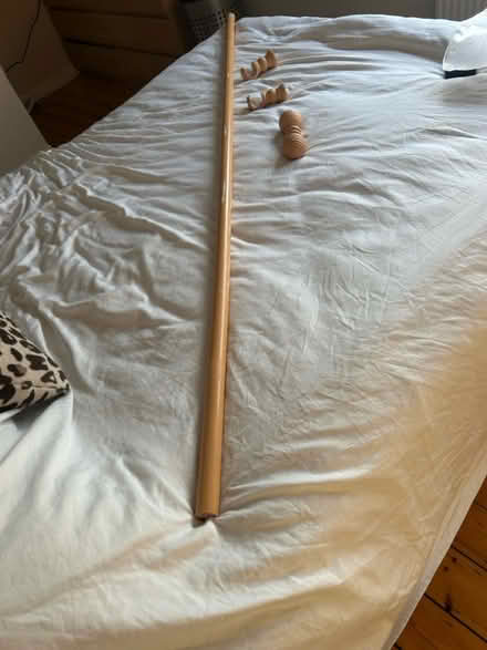 Photo of free Curtain pole light wood (Old town SG1) #2