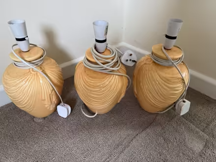 Photo of free 3 matching lamps (Dublin 18) #1