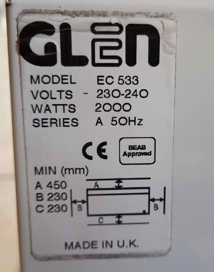 Photo of free Electric heater (Burton-in-Kendal LA6) #4
