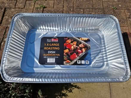Photo of free 4 aluminium foil roasting dishes (Jersey Farm AL4) #1
