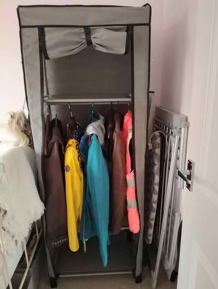 Photo of free Grey Fabric Portable Wardrobe (SG8) #2