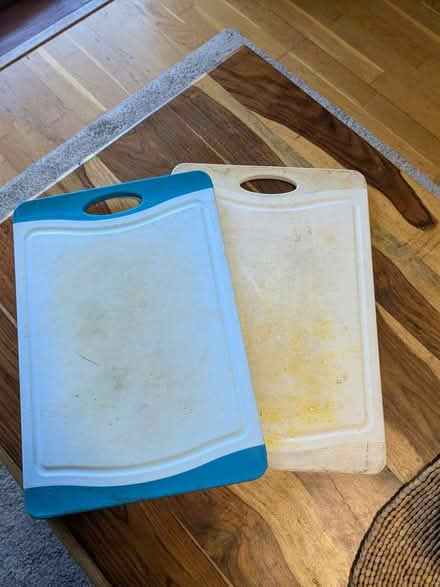 Photo of free 2 used chopping boards (Hackbridge) #1