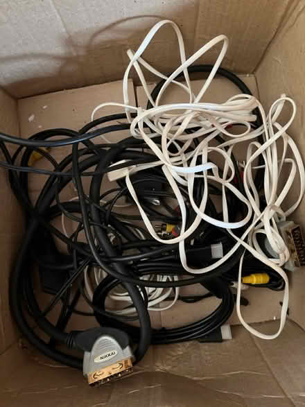 Photo of free Box of various cables (Oxford, OX4 7) #1