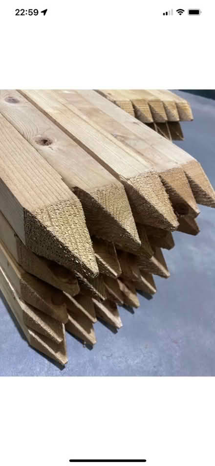 Photo of Wooden garden stakes (Slough SL1) #1