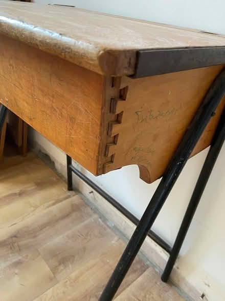 Photo of free Vintage school desk (East Hanney) #3