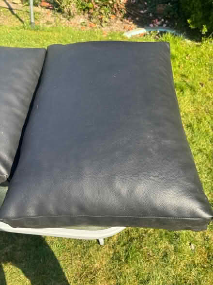 Photo of free 3 Faux Leather Cushions (HA2) #1