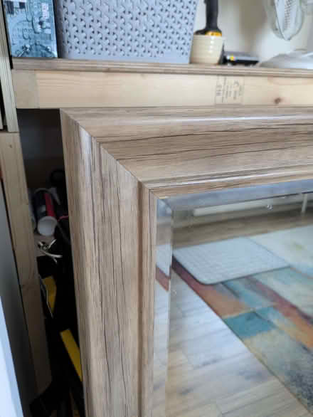 Photo of free Large mirror wood effect surround (Wokingham RG41) #2