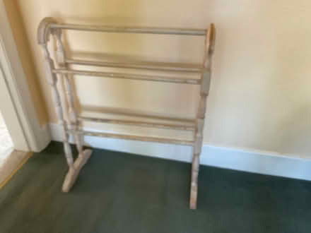 Photo of free Bathroom cabinet and towel rail (Ulverley Green B91) #2