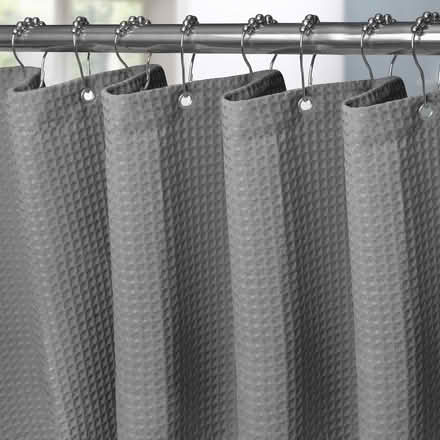 Photo of free 2 x Shower Curtain Grey 178 x 180cms (Fulham Palace Rd W6) #1