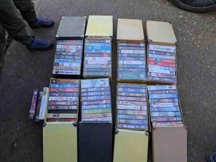 Photo of free VHS tapes and recorder (Hockering) #2