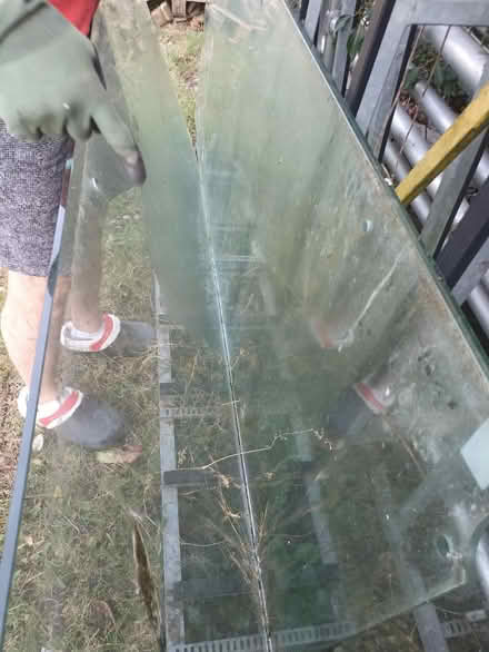 Photo of free Frameless glass door panels x3 (Romford RM1) #3