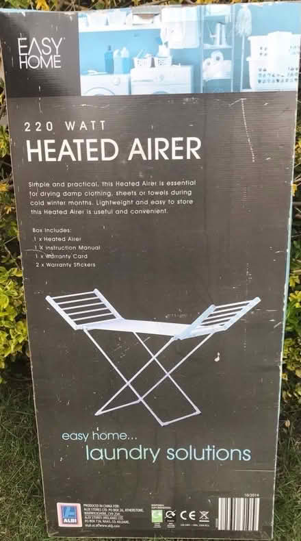 Photo of free Clothes airer (220watt). Unopened (College Town GU47) #2