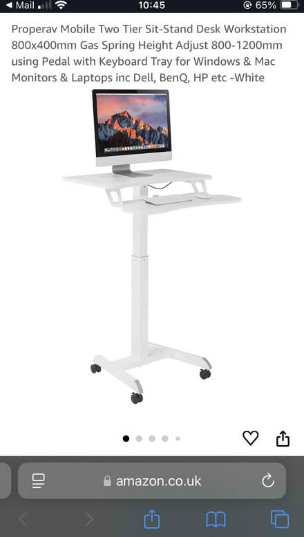 Photo of free Height Adjustable Desk (Malvern Wells WR14) #2