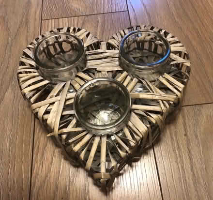 Photo of free Wicker candle holder (Warrington WA2) #1